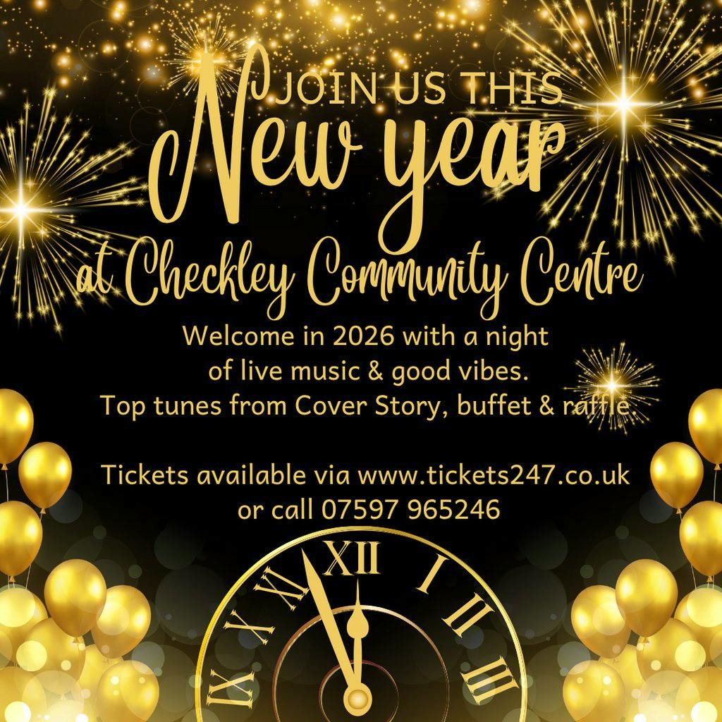 New Year's Eve Party - Cover Story Party Band at Checkley Community Centre