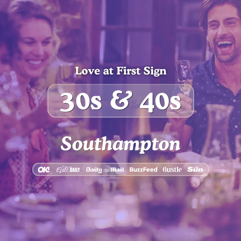 30s & 40s Singles Night @ FF Southampton| Love at First Sign at Funky Flamingo