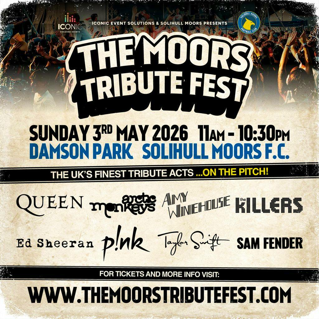 The Moors Tribute Fest at Solihull Moors FC