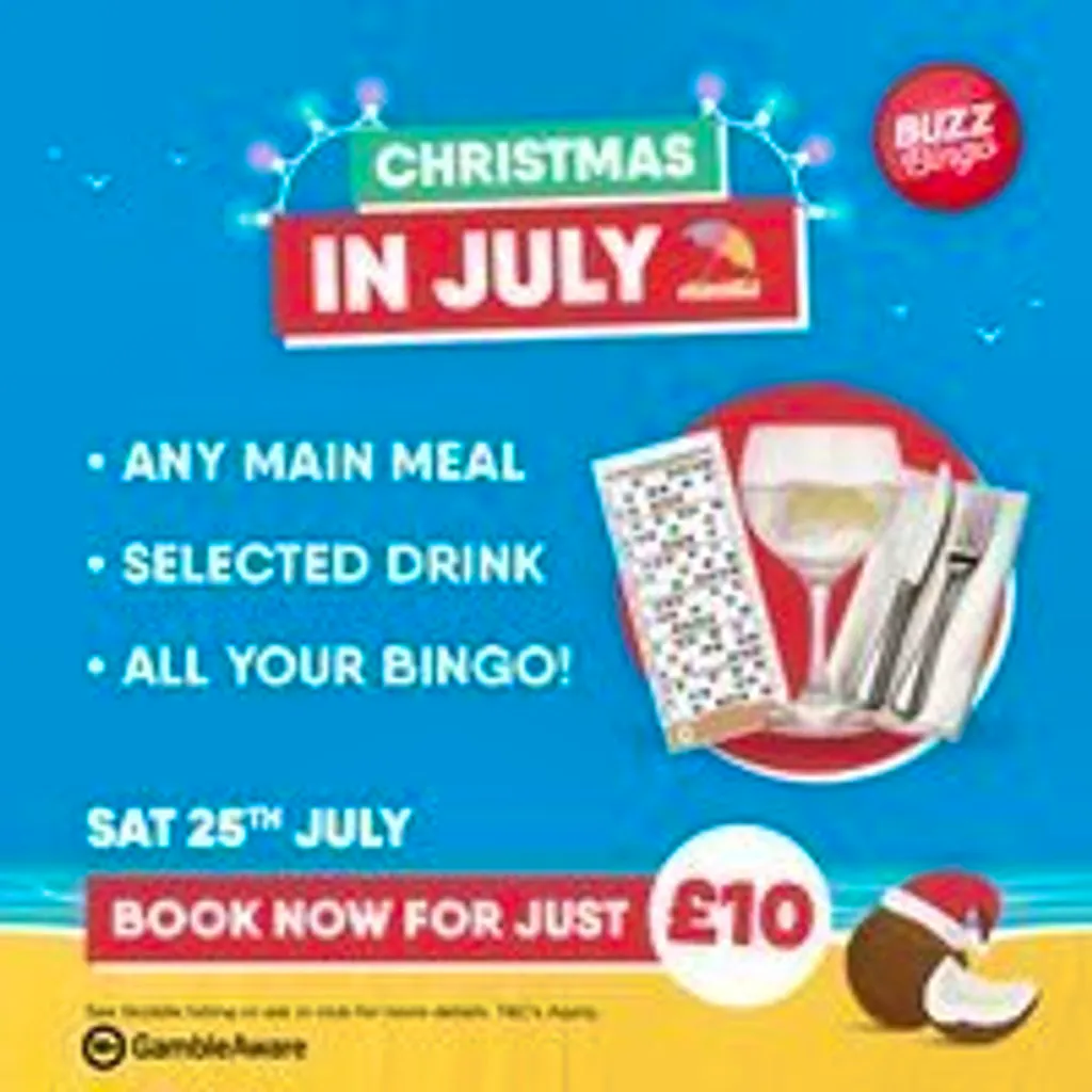 Xmas In July Night Out 25/07 - Buzz Bingo Liverpool Croxteth at Buzz Bingo Liverpool