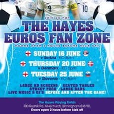 England V Denmark Hayes Fan Zone at The Hayes Sports Partnership