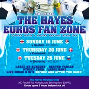 England V Denmark Hayes Fan Zone