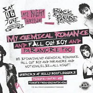 My Chemical Romance and Fall Out Boy and Paramore too at Billy Bootleggers Bar