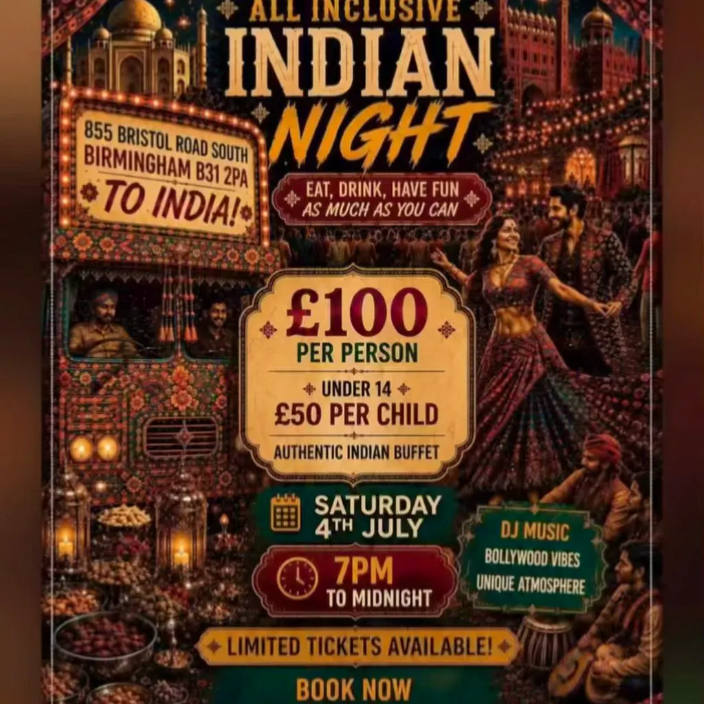 All inclusive nights to remember -Indian night at Northfield Trade Centre