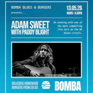 Blues & Burgers | Adam Sweet w/ Paddy Blight | 13.05.26 | Exeter at Bomba Exeter