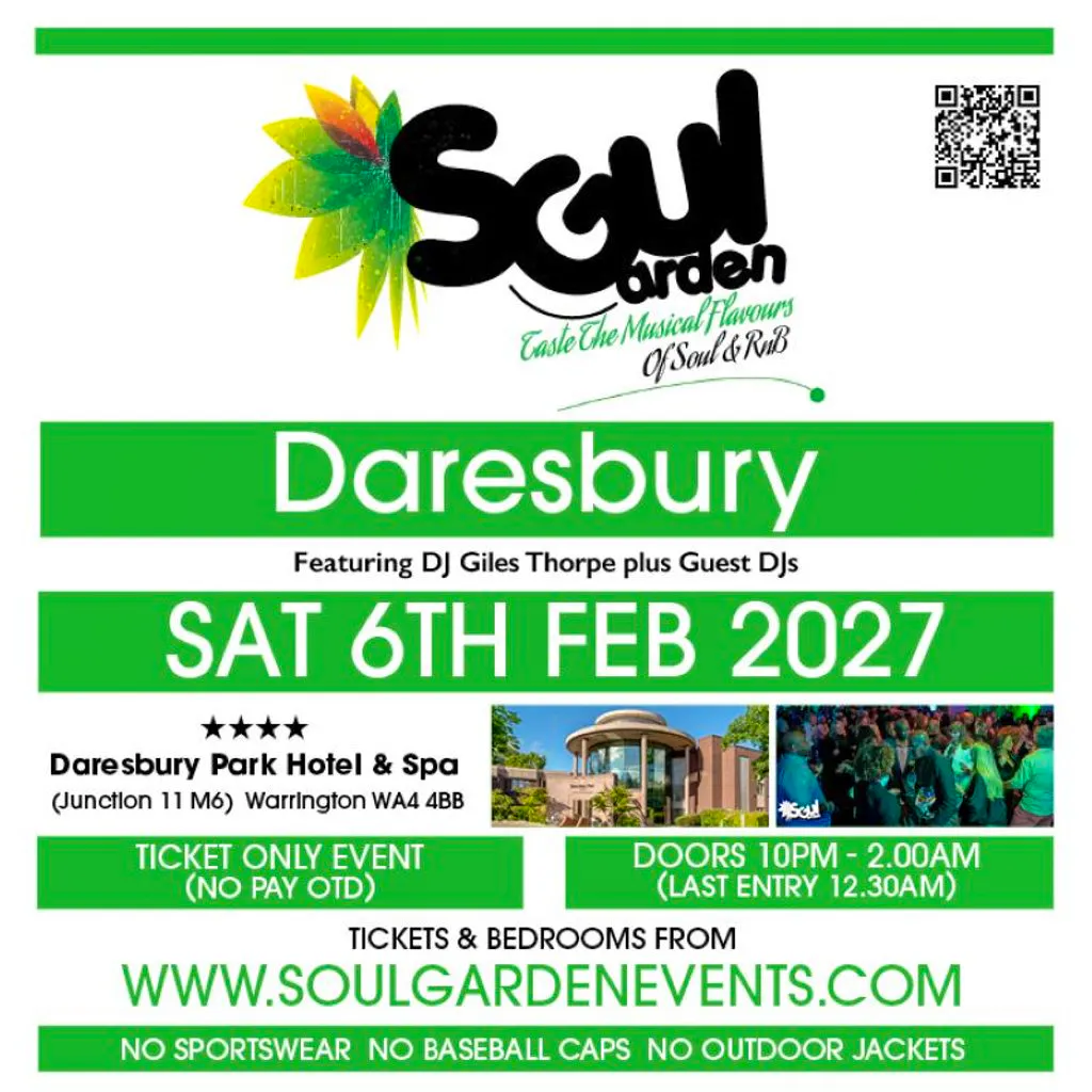 Soul Garden Weekend Experience at Daresbury Park Hotel