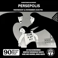 H&H x WPTR 90 Minute Movie Club presents: 'Persepolis' (2007) at Hare And Hounds Kings Heath