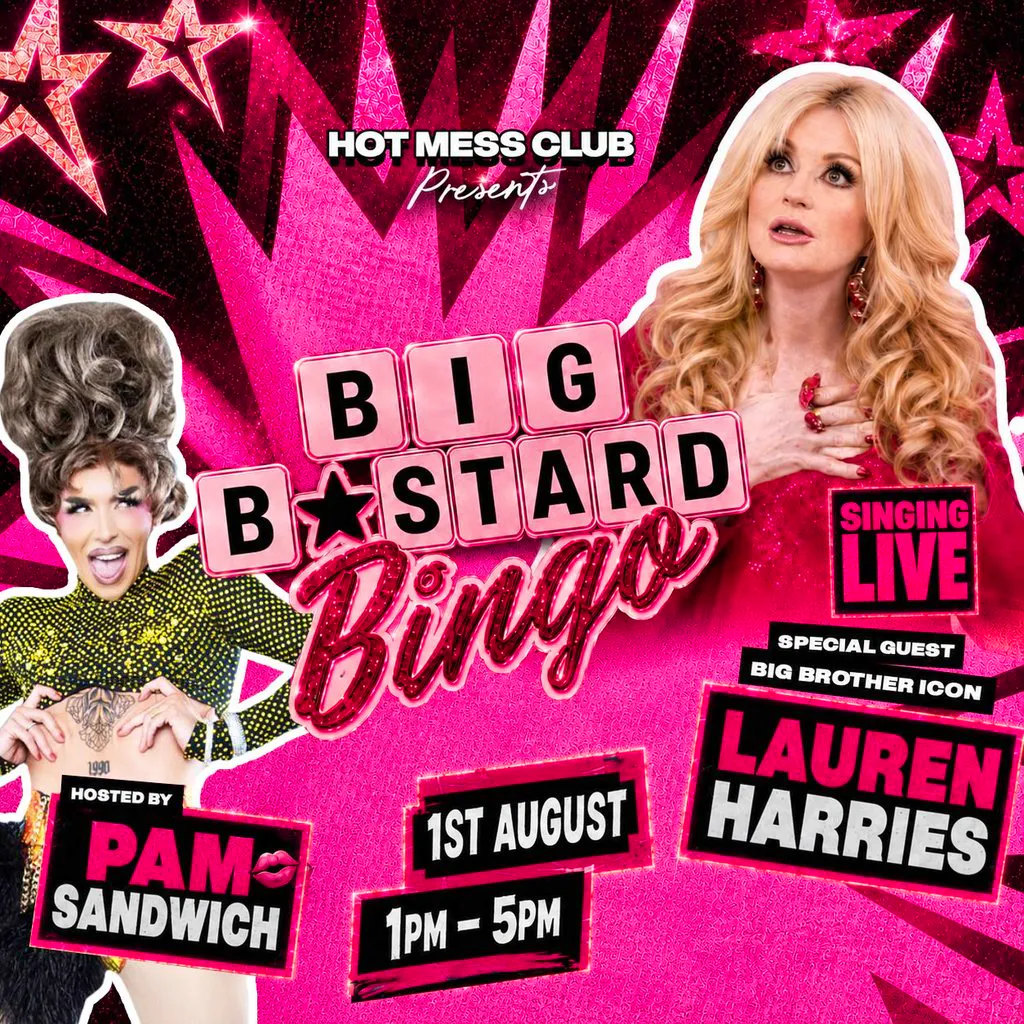 Big Bastard Bingo Bottomless Brunch - LAUREN HARRIES at Area Manchester