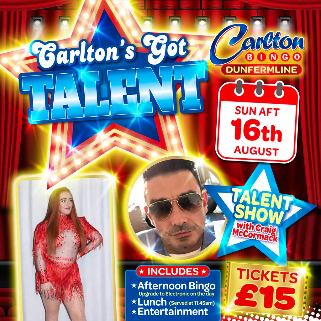 Carltons Got Talent at Carlton Bingo Dunfermline