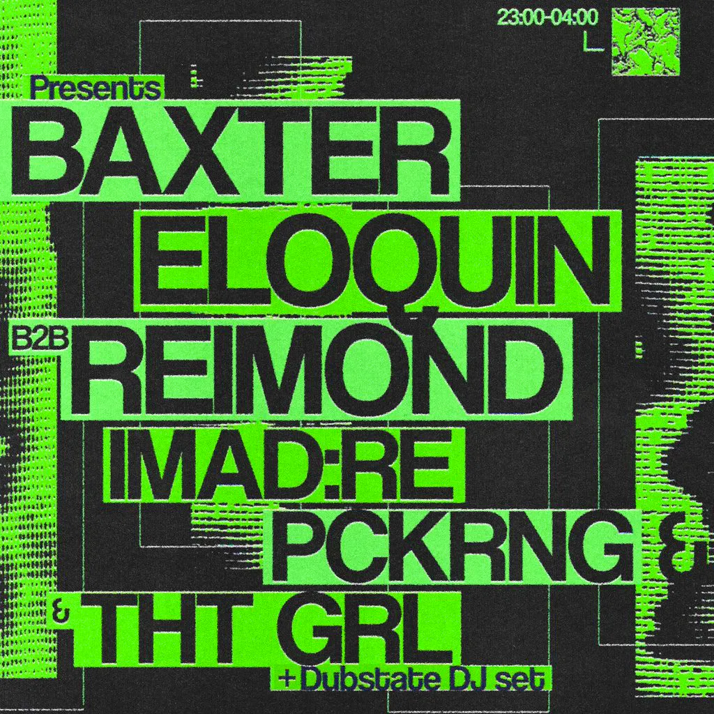 DUBSTATE & Primitive present: Baxter + more at Stage And Radio Manchester