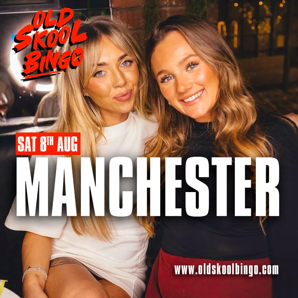 Old Skool Bingo Sat 8th August Manchester at Impossible Manchester