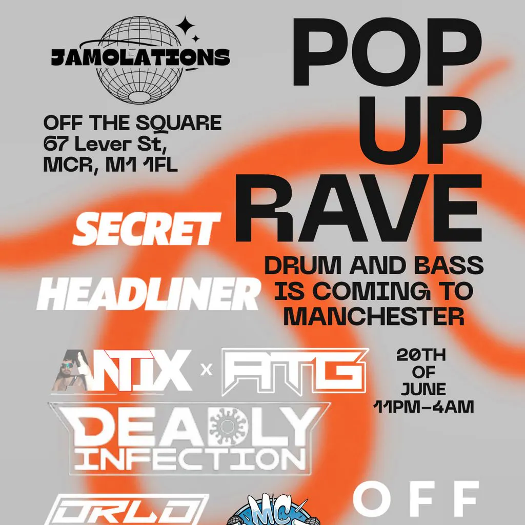Jamolations Pop up at Off The Square Manchester