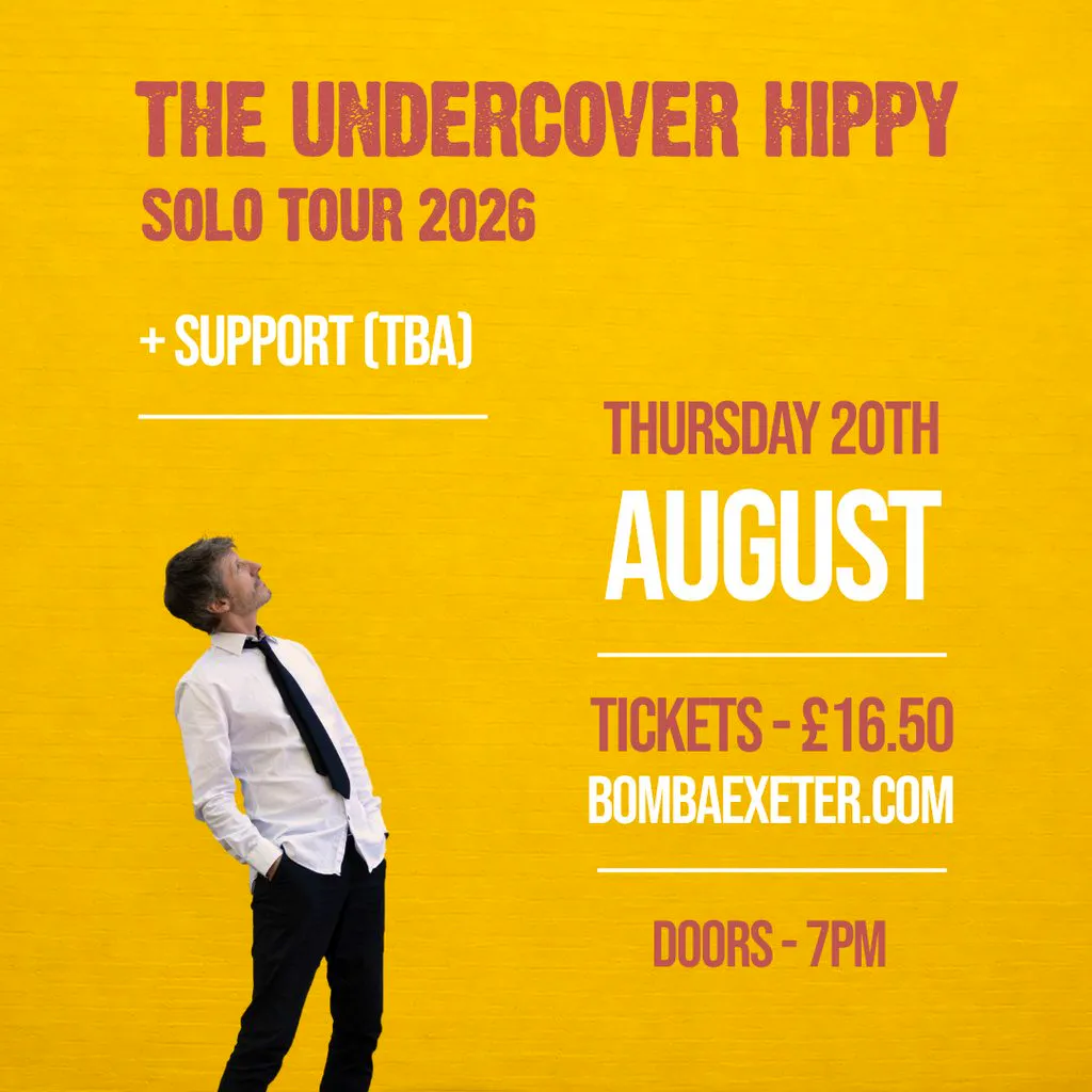 Bomba Live: The Undercover Hippy (Solo) | 20.08.26 | Exeter at Bomba Exeter