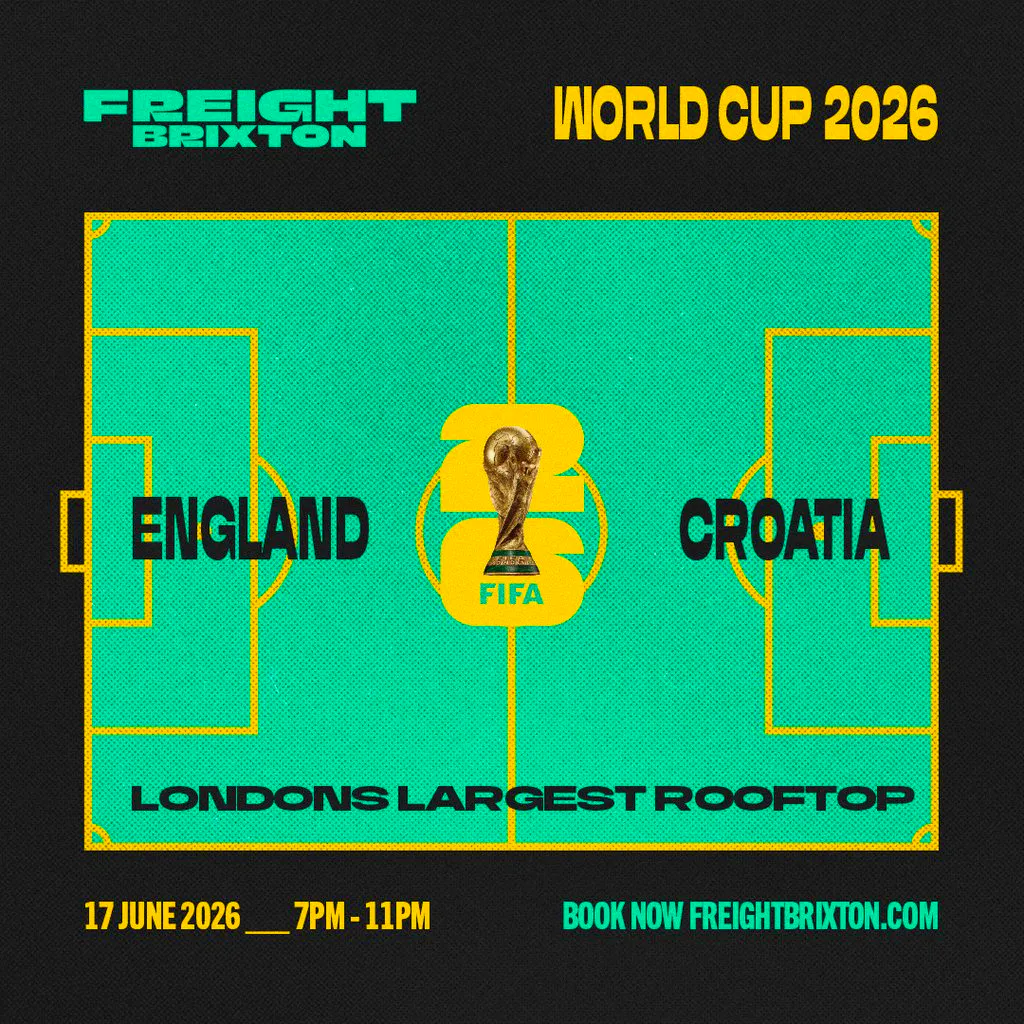 World Cup Showdown: England v Croatia Live Screening at Freight Brixton