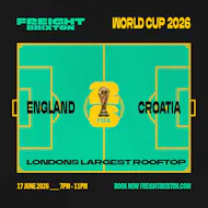 World Cup Showdown: England v Croatia Live Screening at Freight Brixton