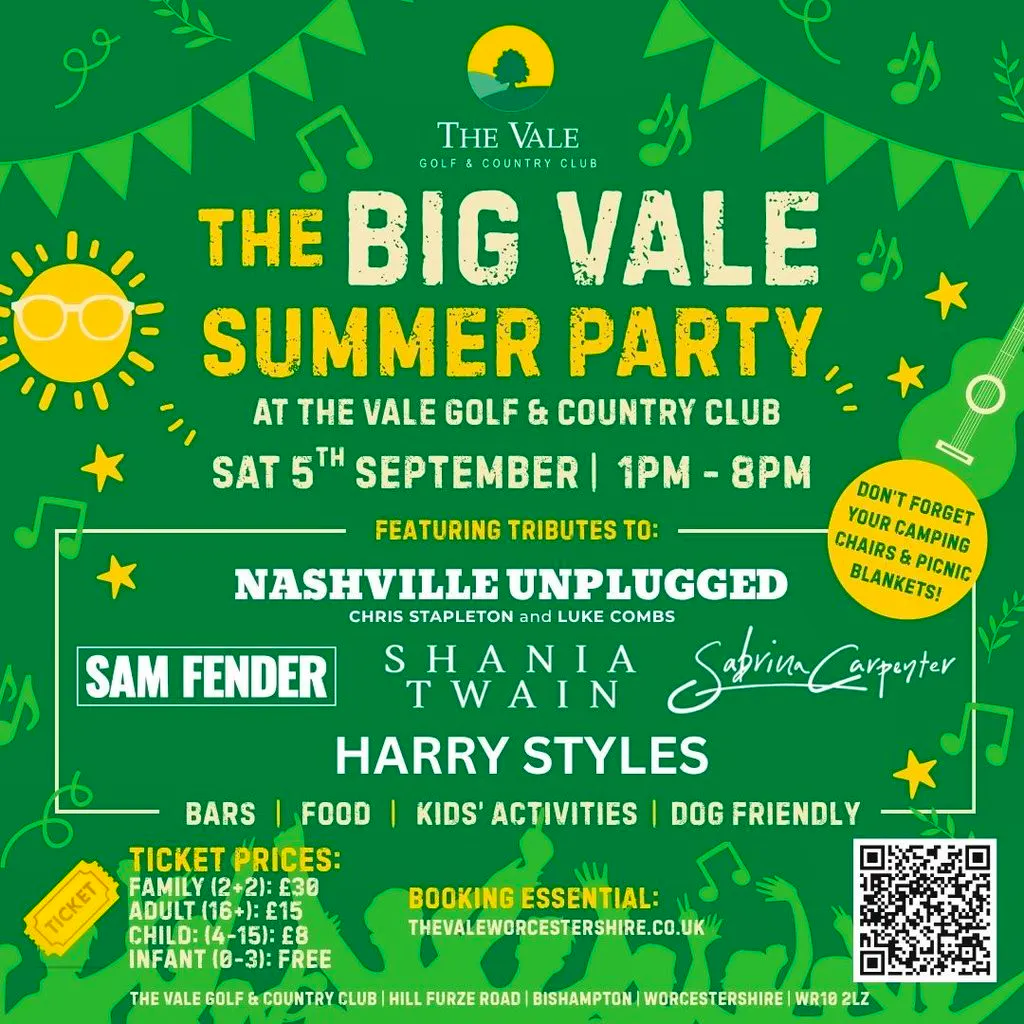 The Big Summer Party at The Vale Golf And Country Club