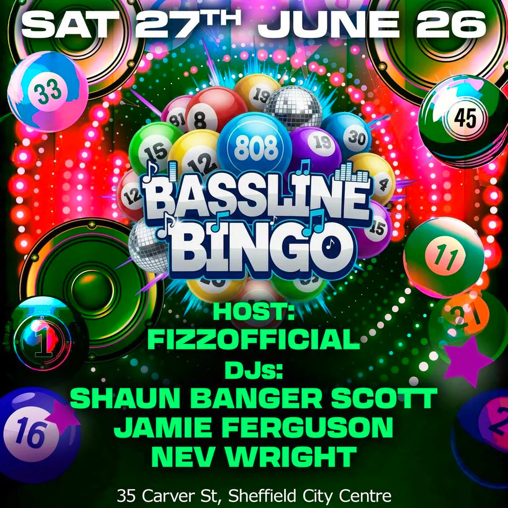Bassline Bingo Sheffield at Viper Rooms