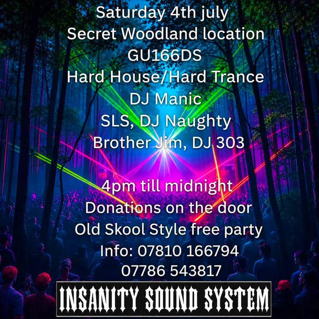 Insanity in the woods at Private Woodland