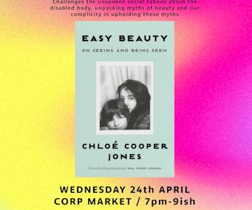 Shelf Life Book Club: Easy Beauty by CC Jones | Weds 24th April