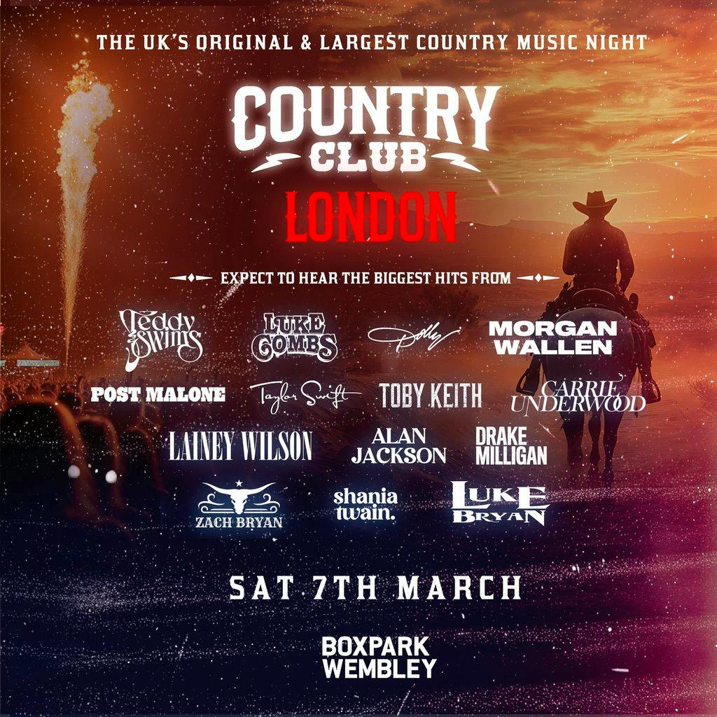 Country Club - Indoor Country Music Festival -  London at Boxpark Wembley