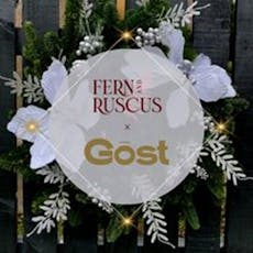 Fern & Ruscus x Gost - Festive Wreath Masterclass at Gost Glasgow