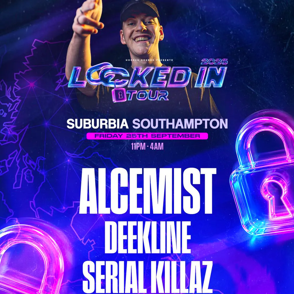 LOCKED IN: Alcemist,Deekline&Serial Killaz [JUNGLE CAKES] at Cafe Parfait 
