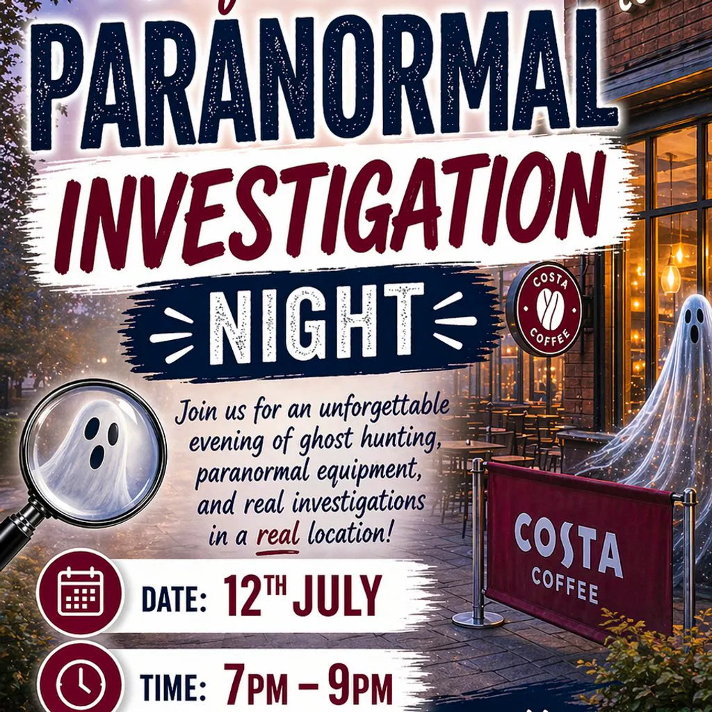 Paranormal Investigation at Costa Coffee   Linford Wood