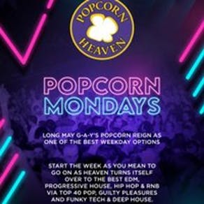 Popcorn @ Heaven - Every Monday
