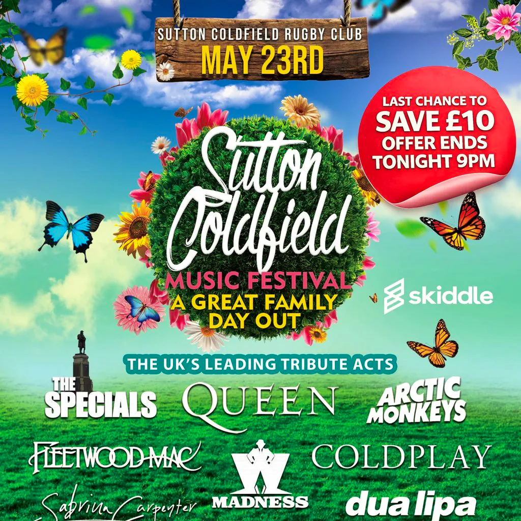 Sutton Coldfield Family Music Festival 2026 at Sutton Coldfield Rugby Club
