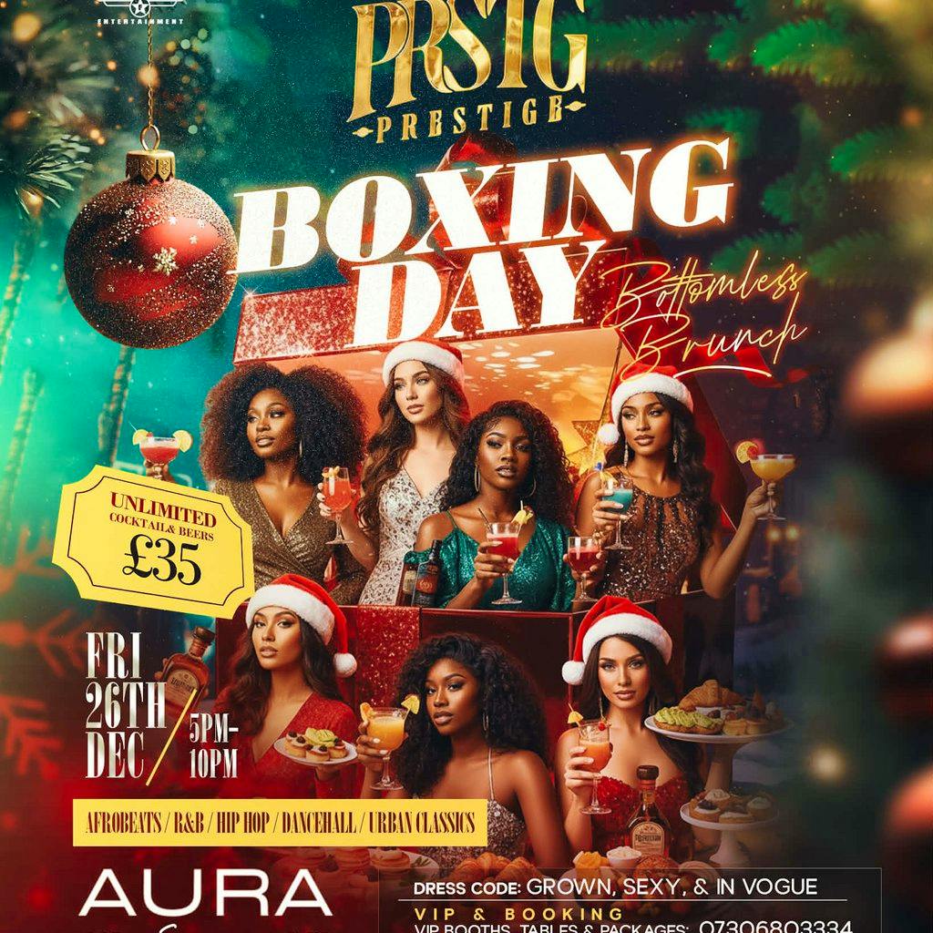 Prstg/Prestige Bottomless Brunch (DAY PARTY) at Aura Swansea 17 Little Wind Street Sa1 1ED