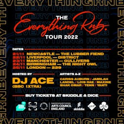 Everything R&B Tour Tickets | The Lubber Fiend Newcastle Upon Tyne  | Mon 21st November 2022 Lineup