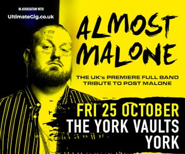 Almost Malone - Leading UK Tribute to Post Malone