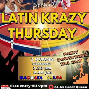 Latin Krazy Thursdays @ SWAY BAR