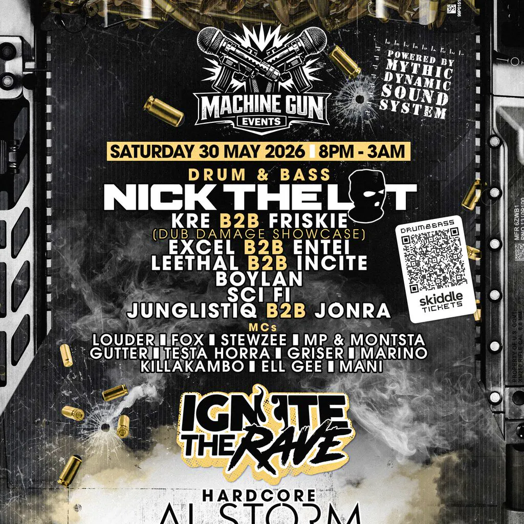 Machine Gun Events X Ignite The Rave at Balkan Nightclub And Sports Bar
