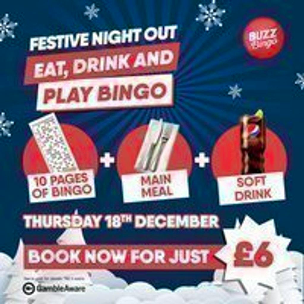 Festive Night Out Exclusive - Leeds - 18/12/2025 at Buzz Bingo Leeds