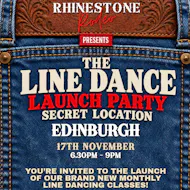 Rhinestone Rodeo: The Linedance Launch Party - 17th Novemeber at Secret Location Edinburgh City Centre