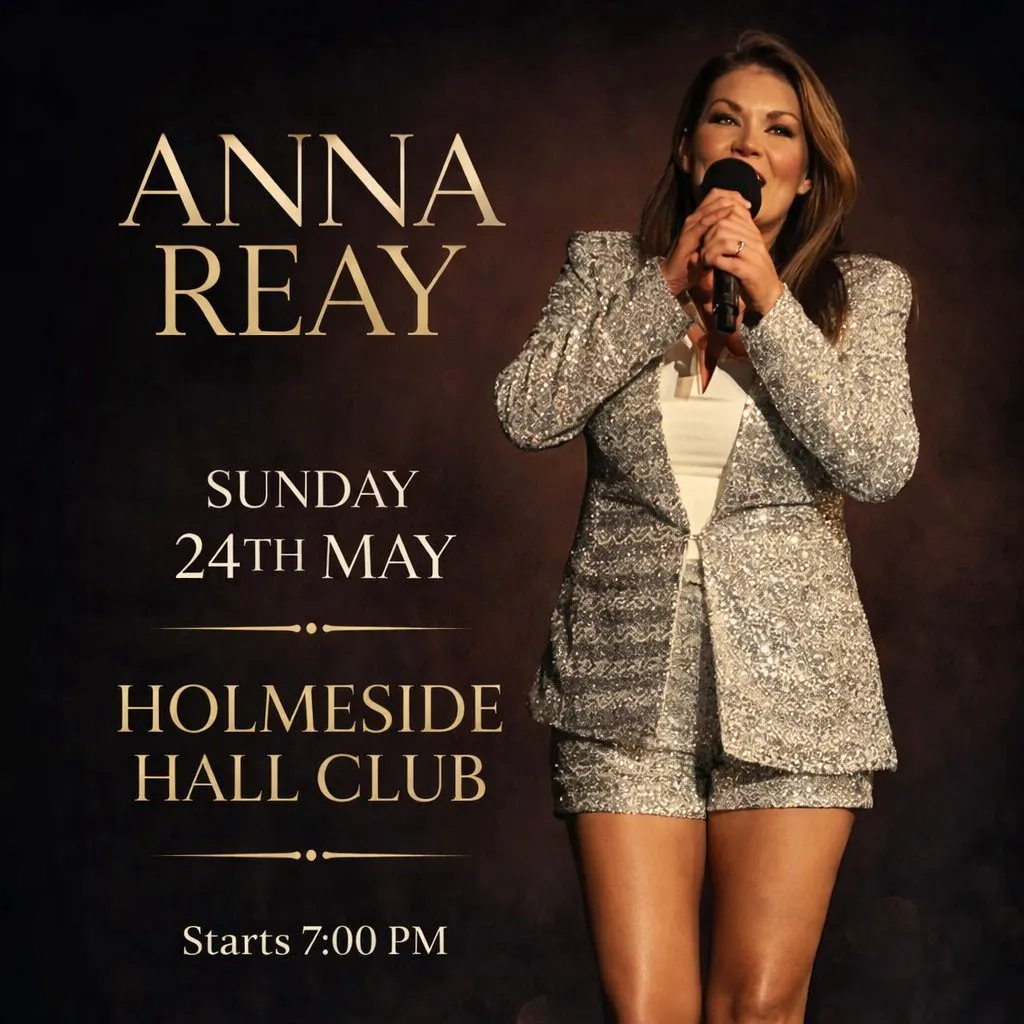 Free entry - Anna Reay at Holmeside Hall Club