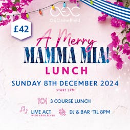 Christmas Mamma Mia Lunch | The OEC Sheffield  | Sun 8th December 2024 Lineup
