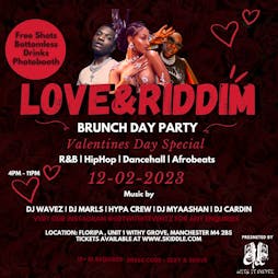 Love & Riddim - Valentine Special Day Party Tickets | Floripa Manchester Manchester  | Sun 12th February 2023 Lineup