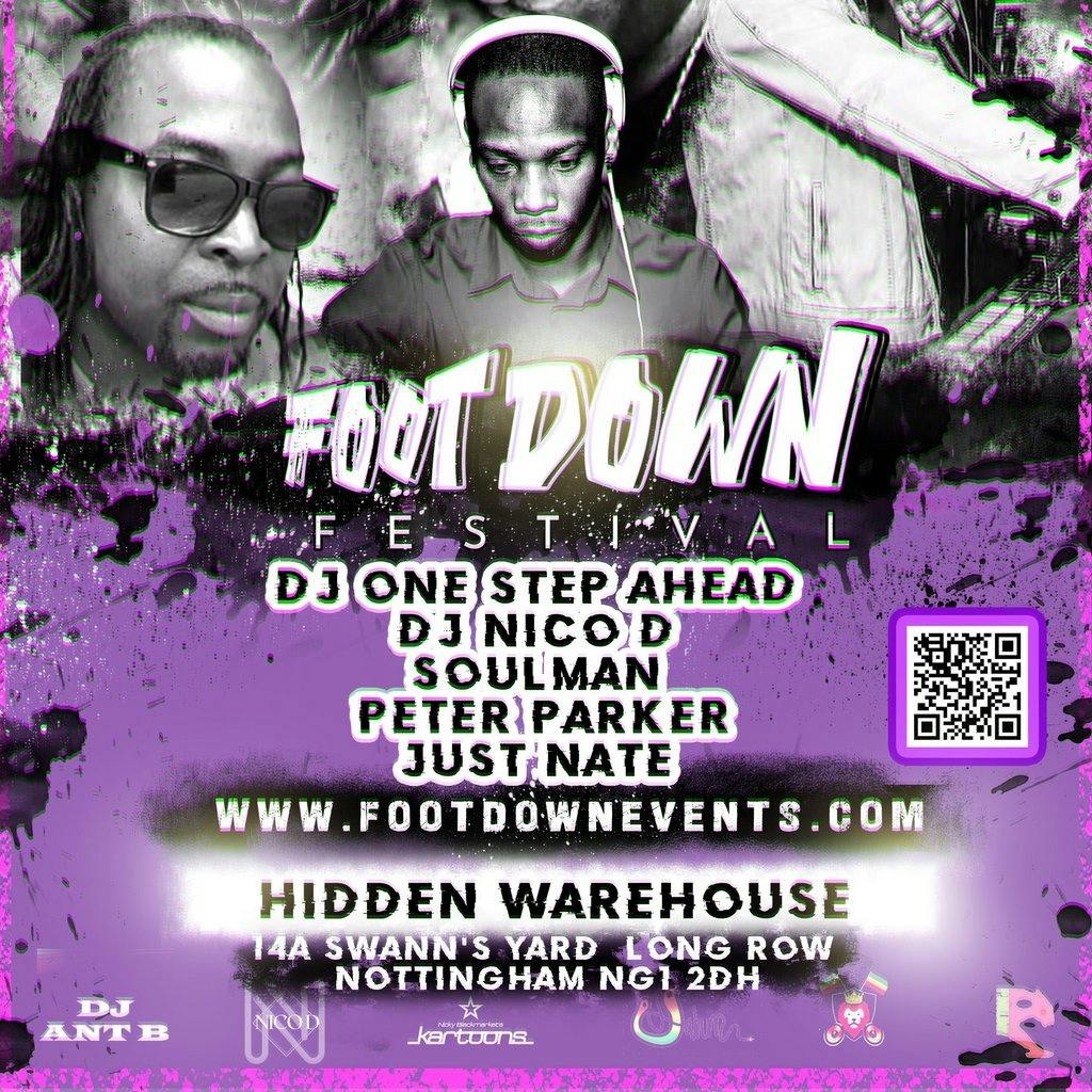 Foot Down Festival 2024 | Hidden Warehouse Nottingham Sat 29 June 2024