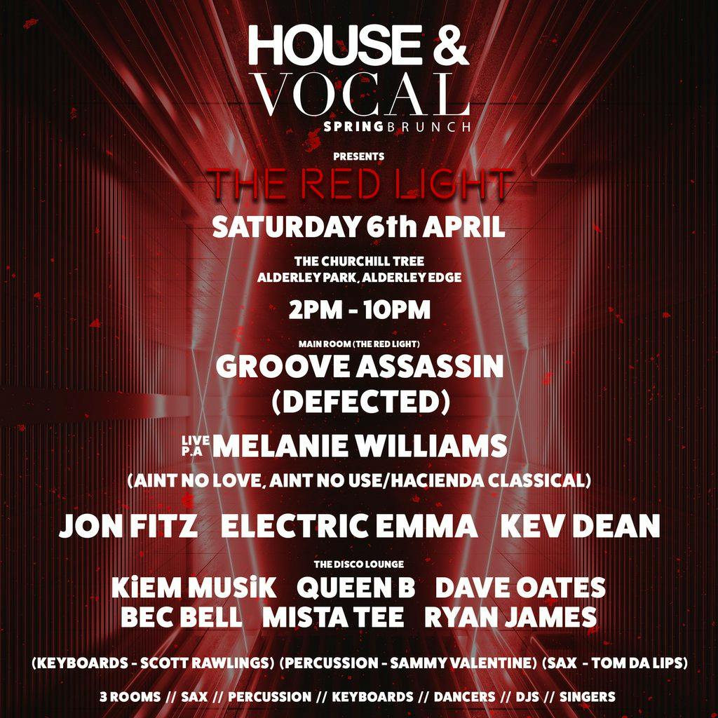 House & Vocal Brunch The Red Light Tickets The Churchill Tree