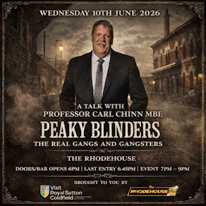 An Evening with Carl Chinn at The Rhodehouse in Sutton Coldfield
