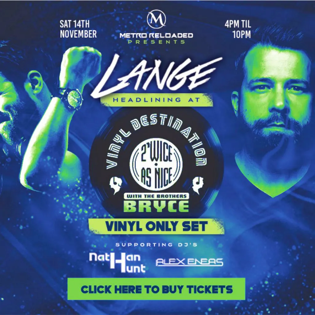 Vinyl Destination - LANGE at Metro Saltcoats