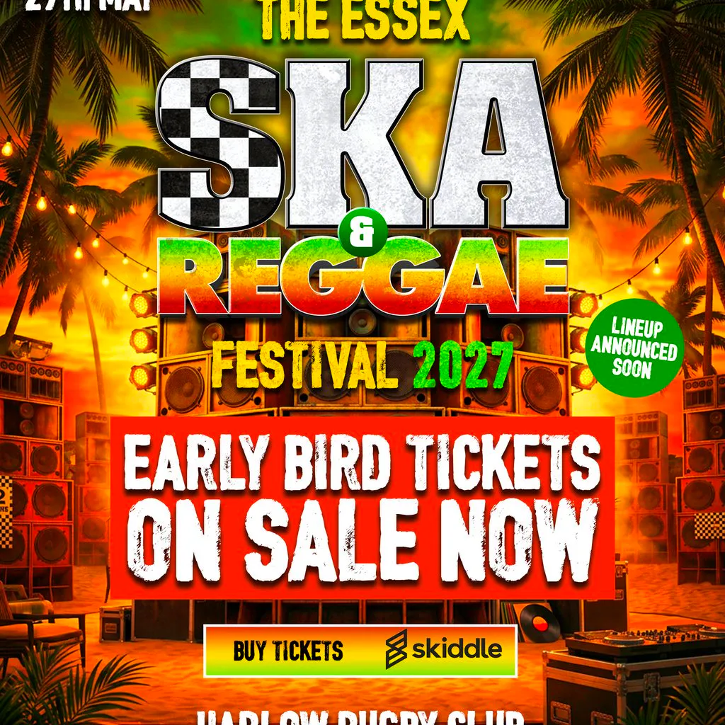 The Essex Ska & Reggae Festival 2027 at Harlow Rugby Club