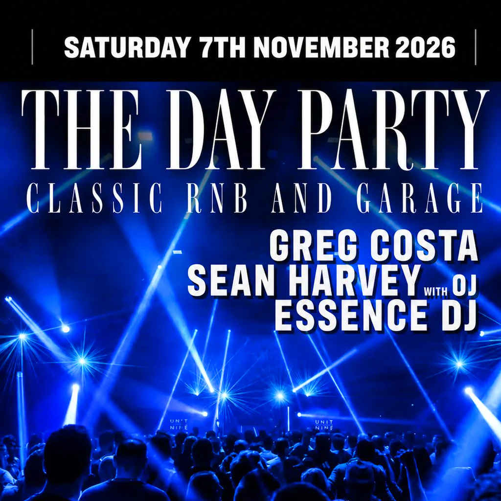 Classic RnB & Garage Day Party at Unit Nine