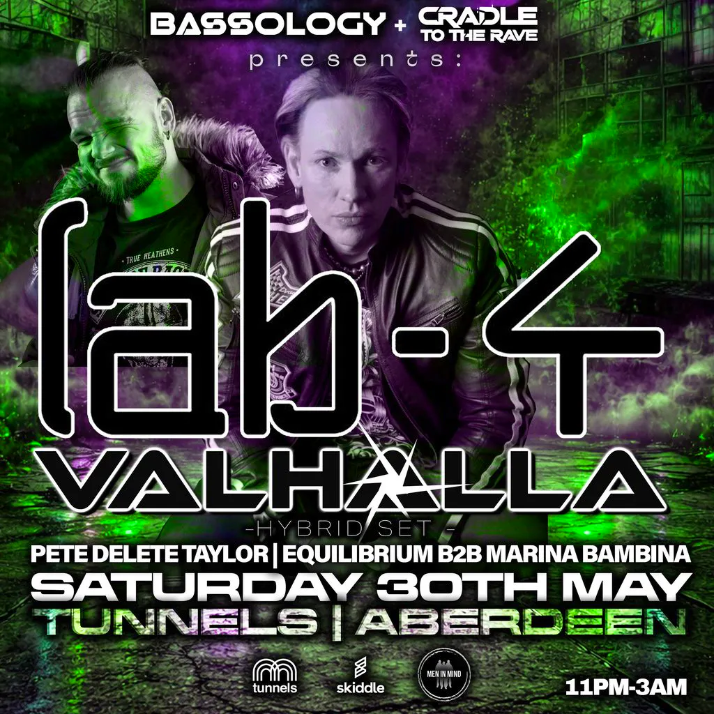 Bassology vs Cradle to the Rave at Tunnels Aberdeen