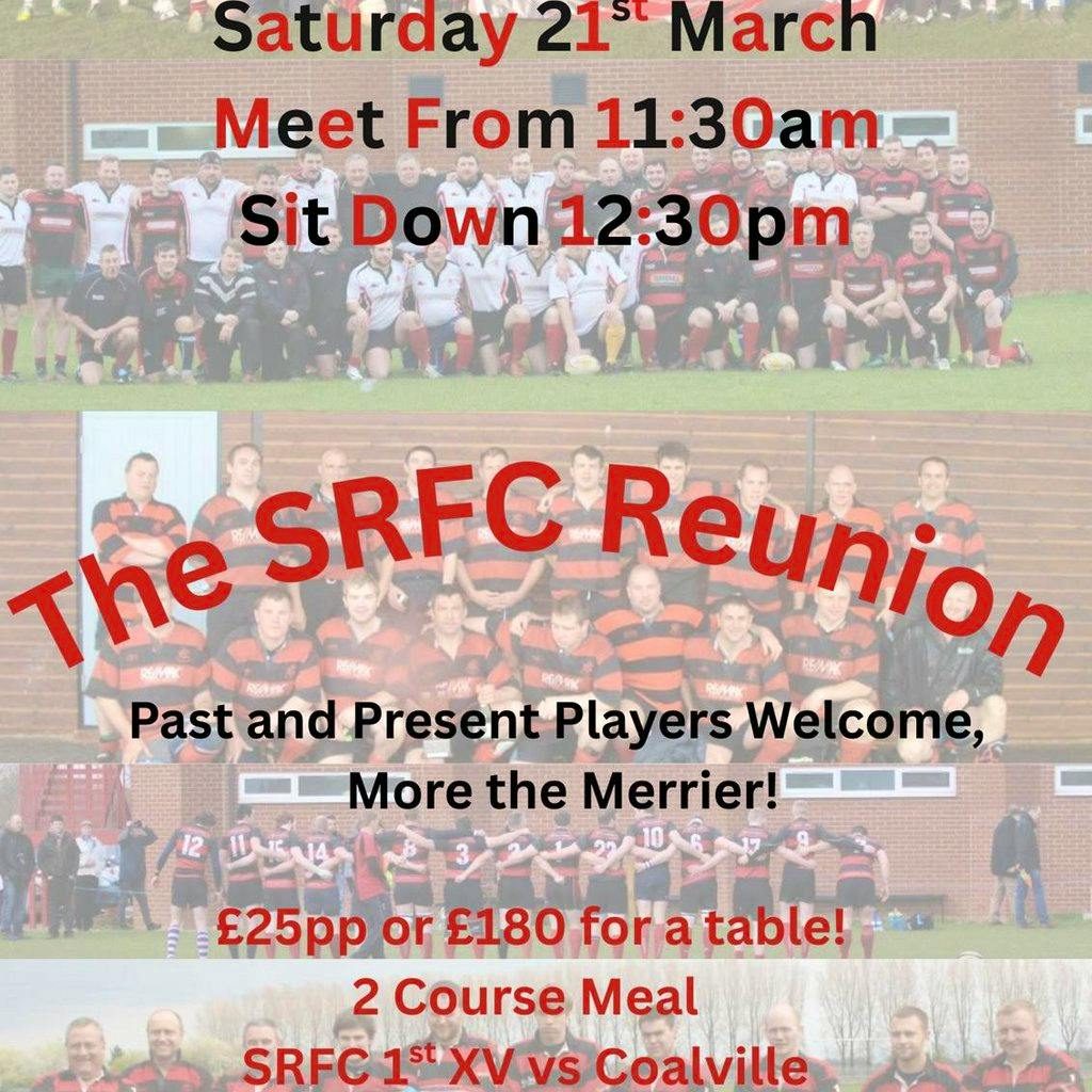 SRFC Reunion at Sleaford Rugby Club