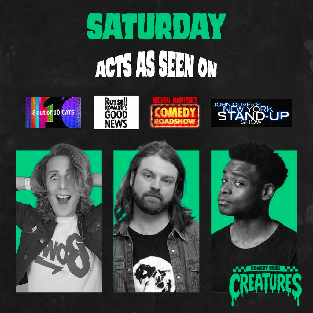 Saturday Afternoon Showcase|| Creatures Comedy Club at Creatures Comedy Club