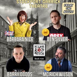 Friday 2nd August - Live Comedy Tickets | Stockport Garrick Theatre Stockport  | Fri 2nd August 2024 Lineup