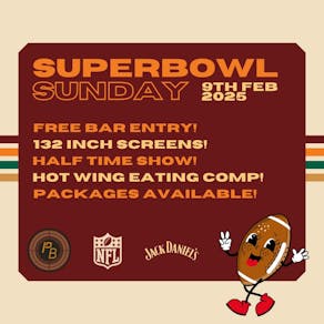 Superbowl Sunday @ Point Blank Manchester